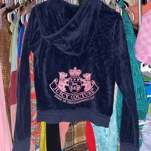 Navy Blue Juicy couture hoodie